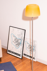 Breckenridge Resort Map Poster – Colorado
