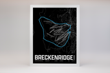 Breckenridge Resort Map Poster – Colorado