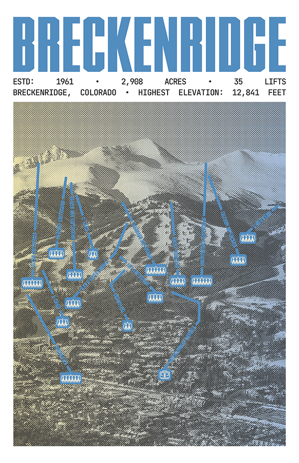 Breckenridge Resort Poster