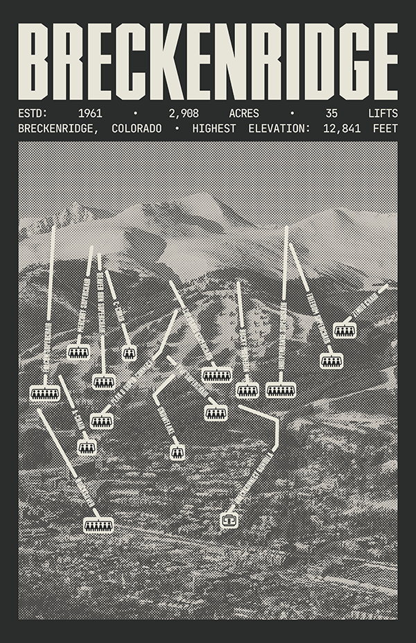 Breckenridge Resort Poster