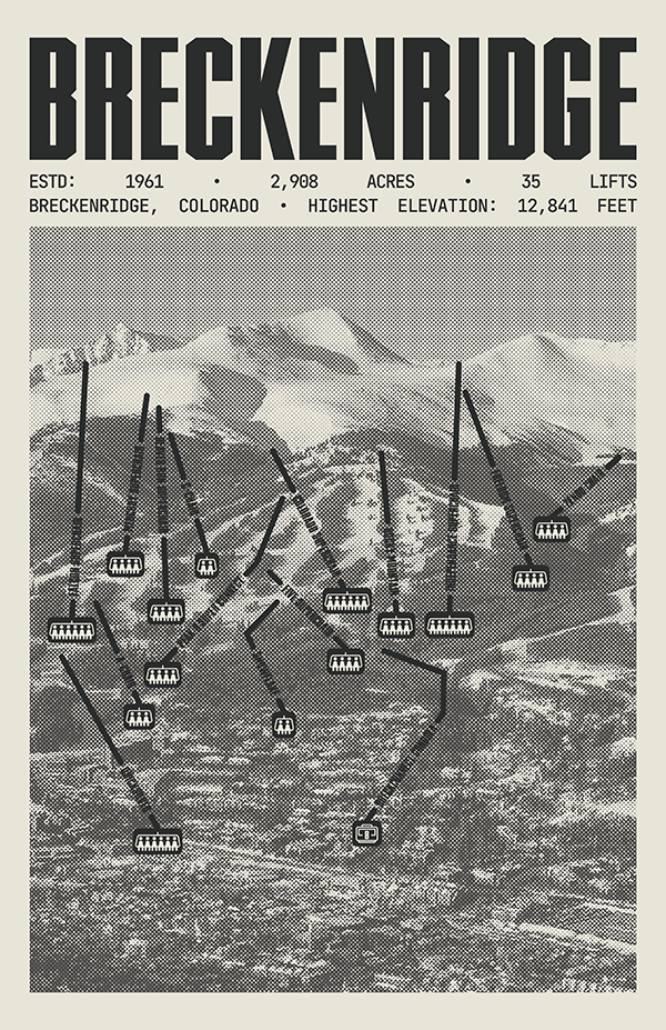 Breckenridge Resort Poster