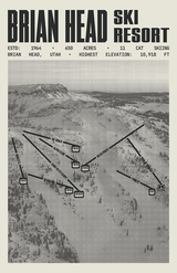 Brian Head Ski  Resort Poster