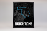 Brighton Resort Map Poster – Utah