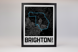 Brighton Resort Map Poster – Utah