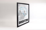 Brighton Resort Map Poster – Utah