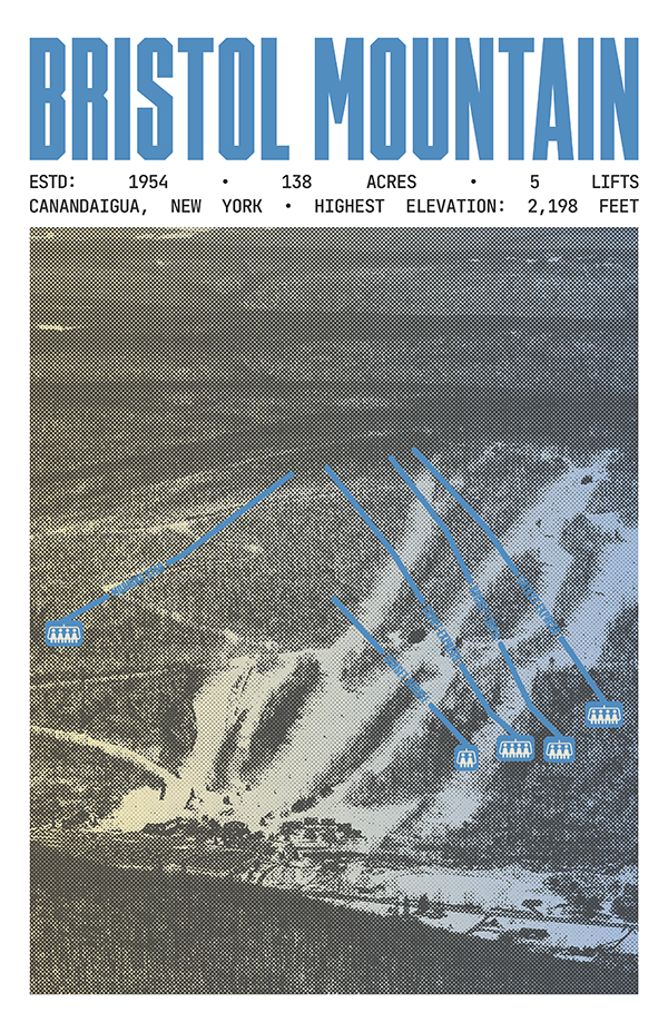 Bristol Mountain Resort Poster – Powder Goods