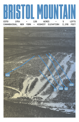 Bristol Mountain Resort Poster