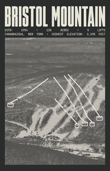 Bristol Mountain Resort Poster