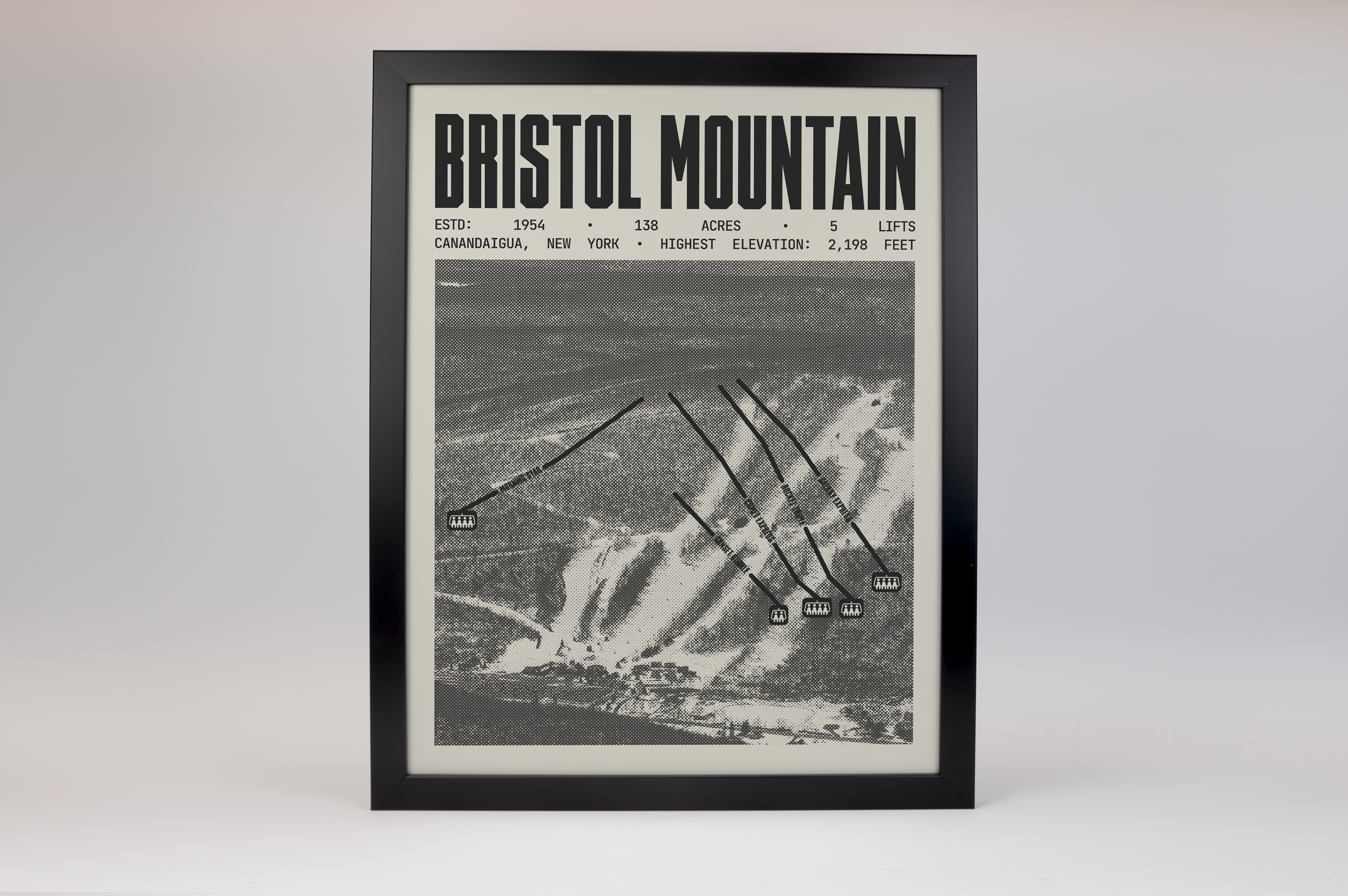 Bristol Mountain Resort Poster
