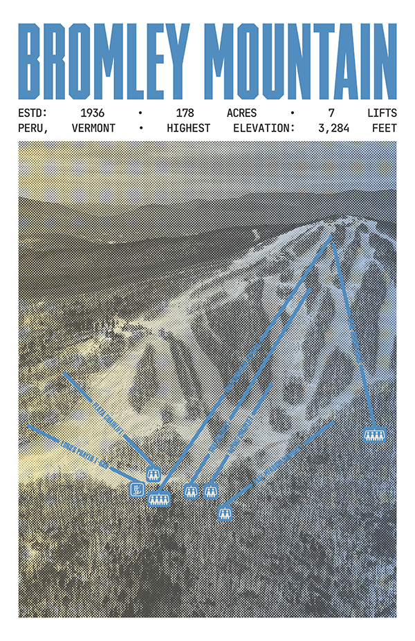 Bromley Mountain Resort Poster