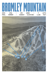 Bromley Mountain Resort Poster