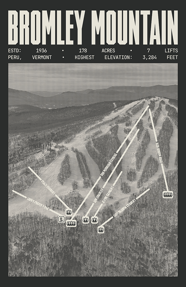 Bromley Mountain Resort Poster