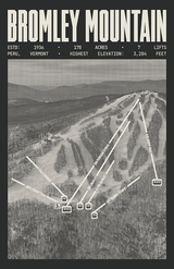 Bromley Mountain Resort Poster