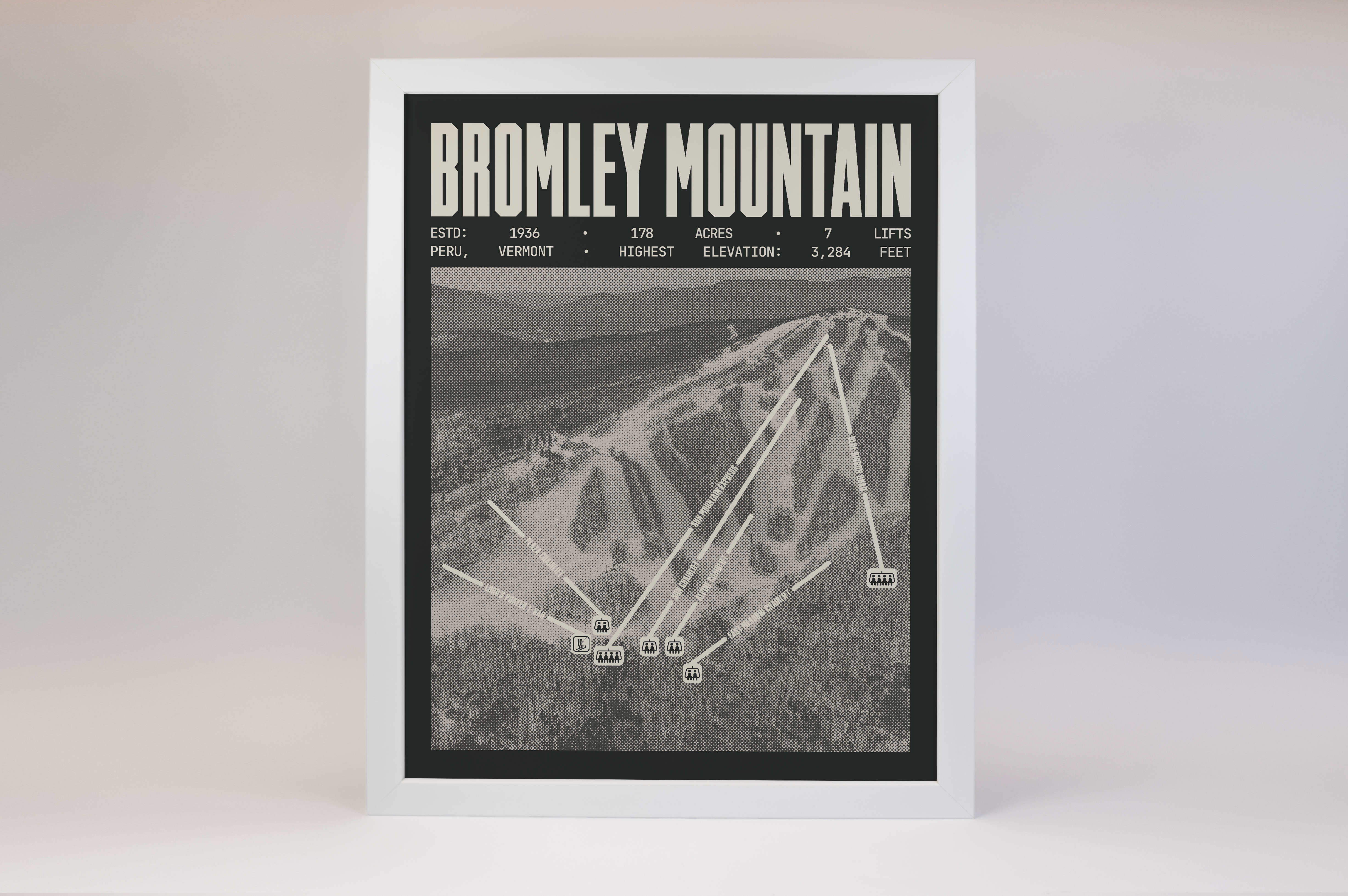 Bromley Mountain Resort Poster