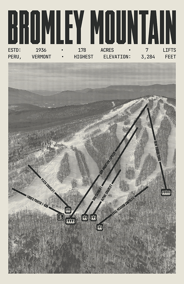 Bromley Mountain Resort Poster