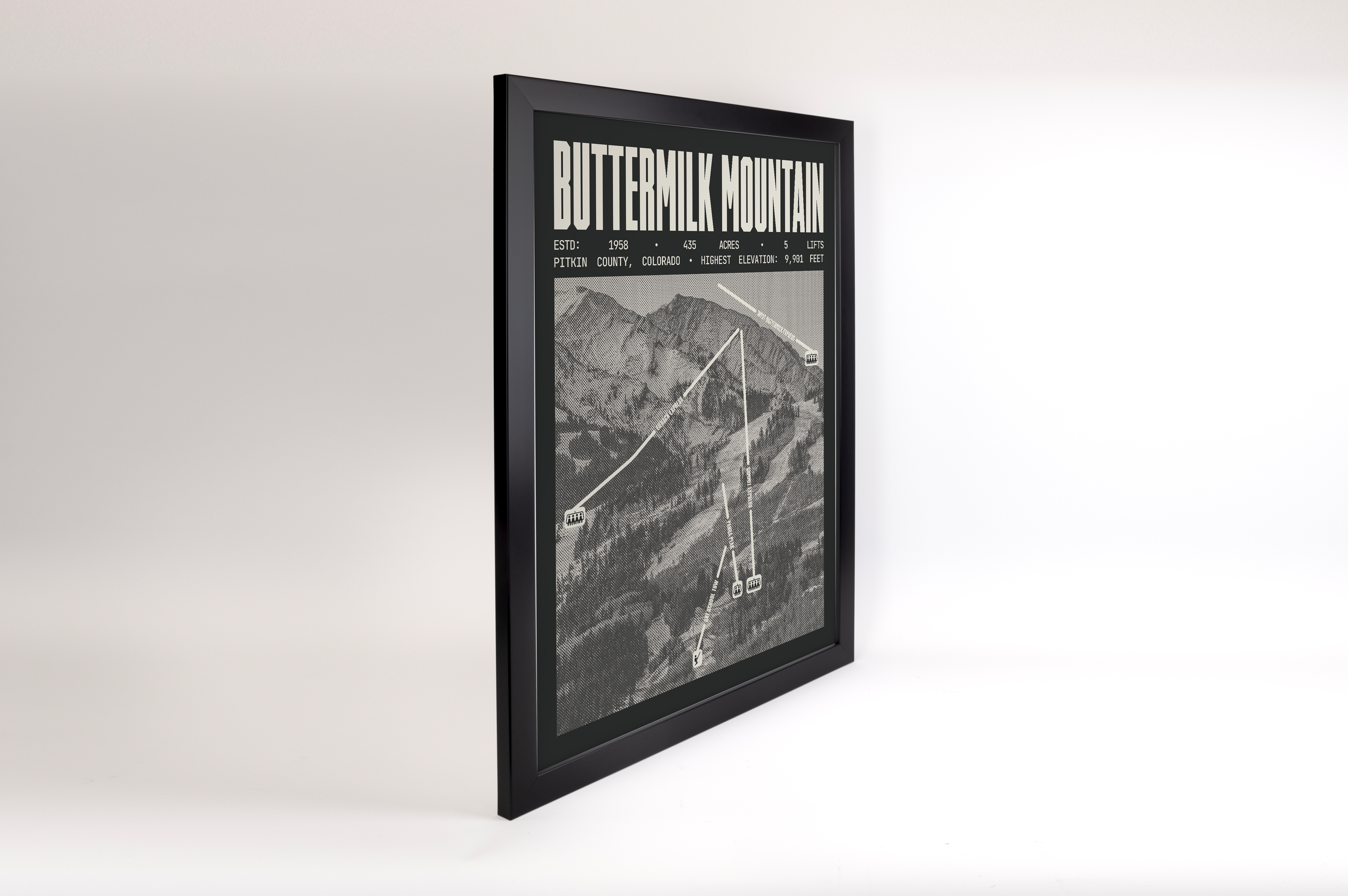 Buttermilk Mountain Resort Poster