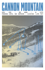 Cannon Mountain Resort Poster