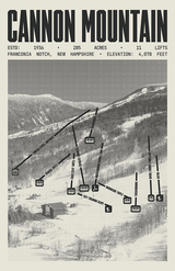 Cannon Mountain Resort Poster