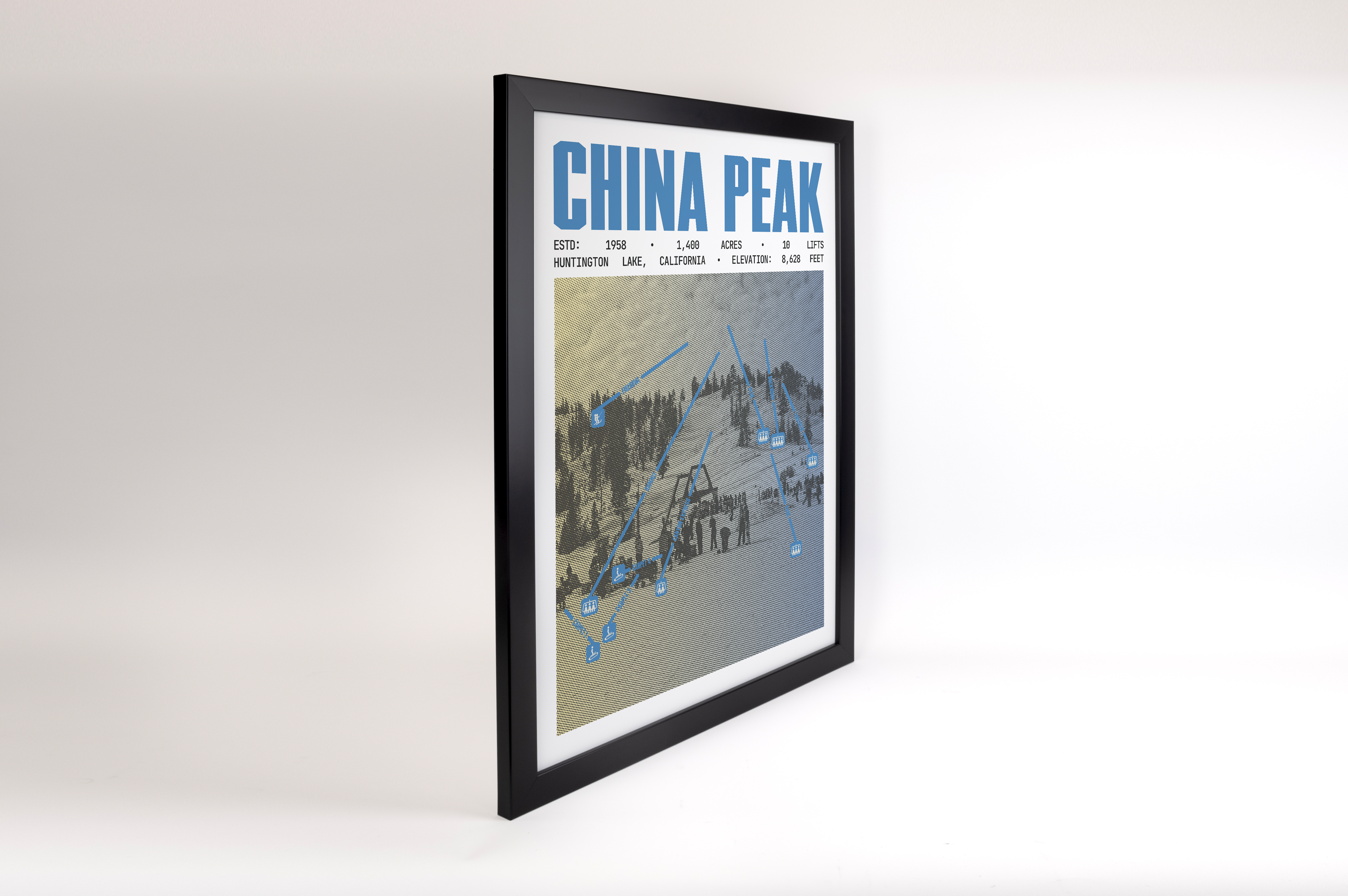 China Peak Ski Ranch Resort Poster
