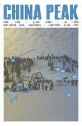 China Peak Ski Ranch Resort Poster