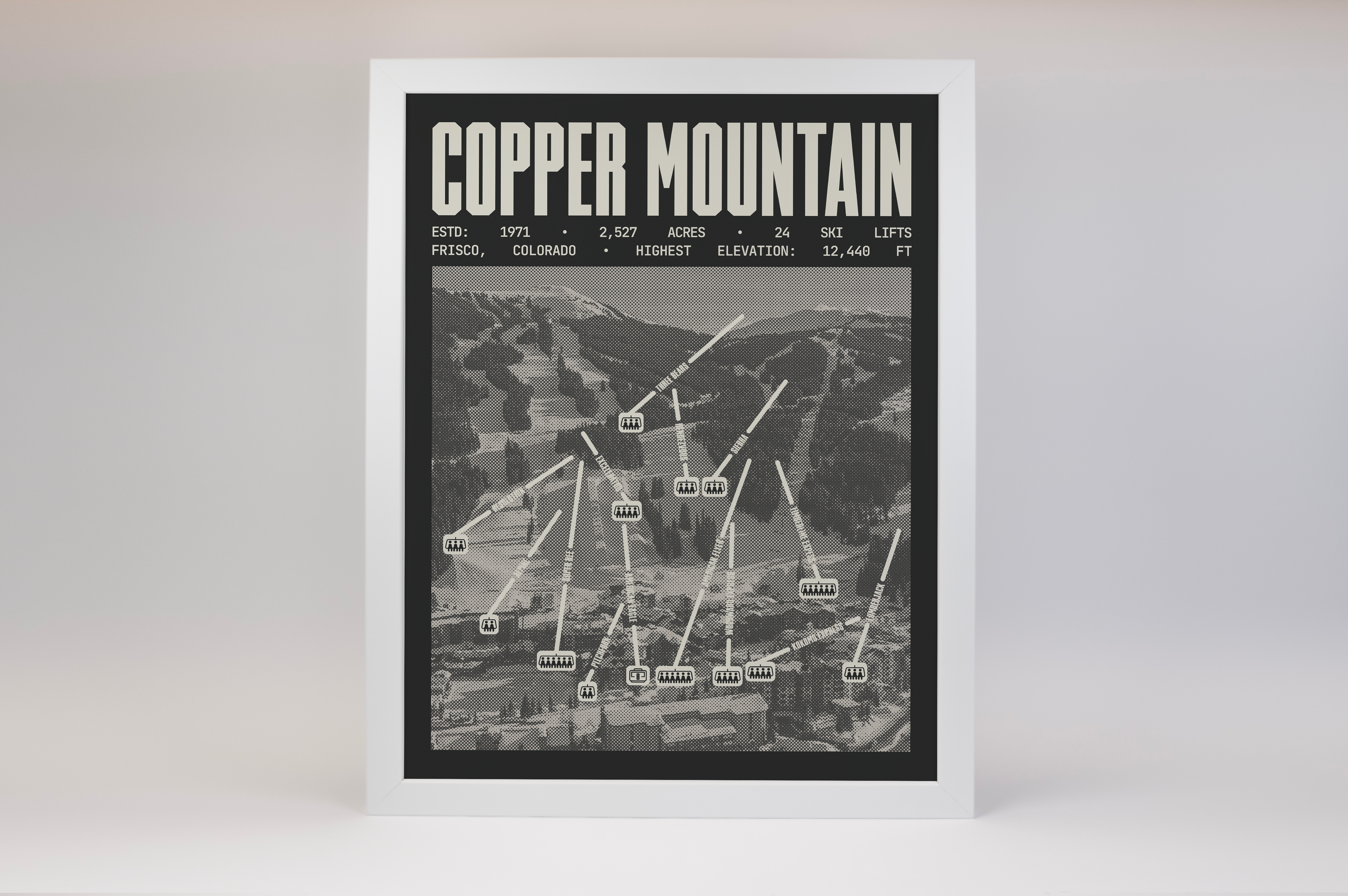 Copper Mountain Ski Resort Poster