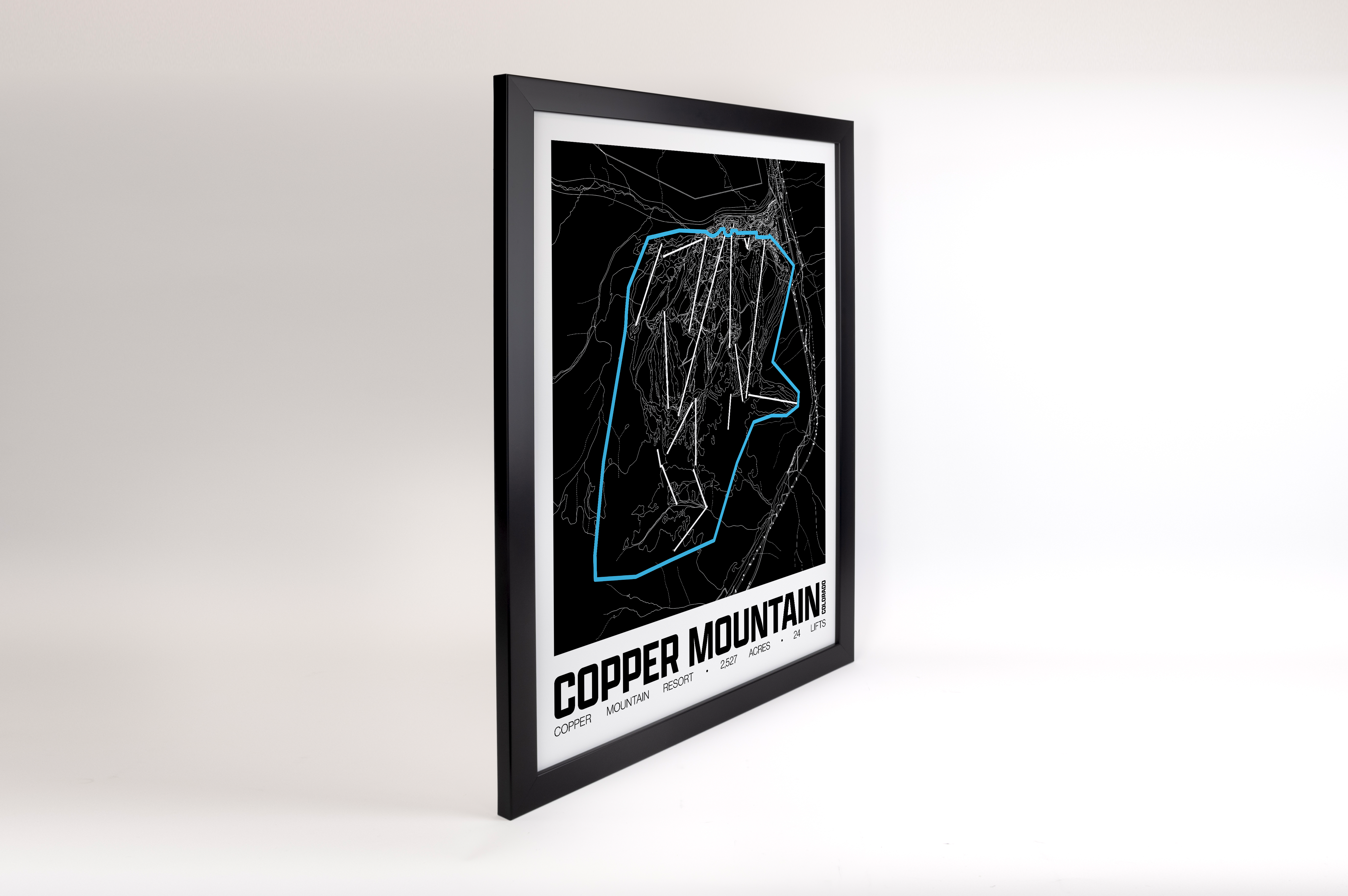 Copper Mountain Resort Map Poster – Colorado