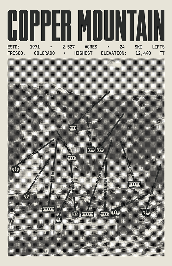 Copper Mountain Ski Resort Poster