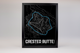 Crested Butte Resort Map Poster – Colorado