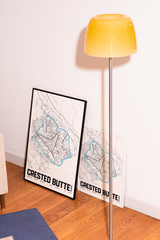 Crested Butte Resort Map Poster – Colorado