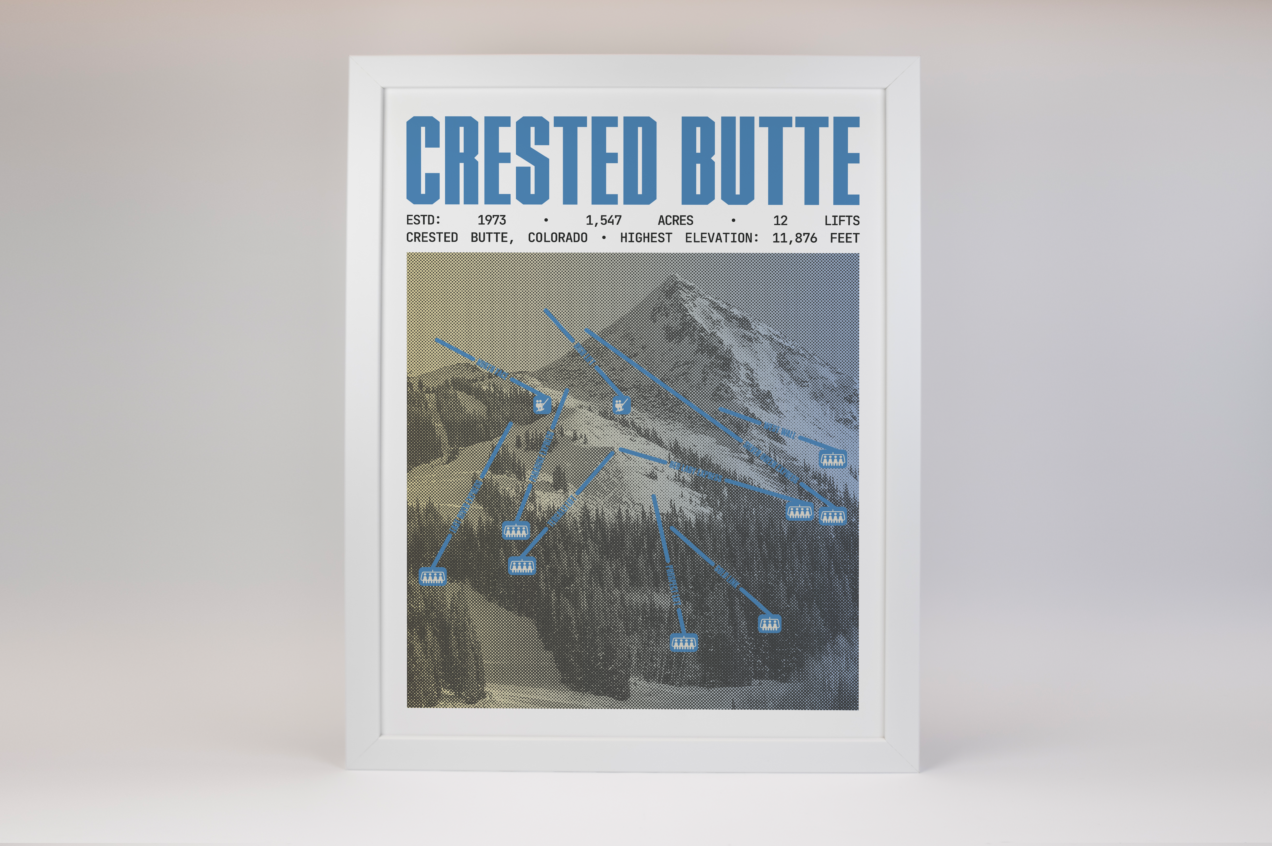 Crested Butte Resort Poster
