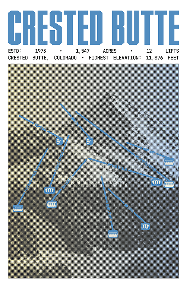 Crested Butte Resort Poster