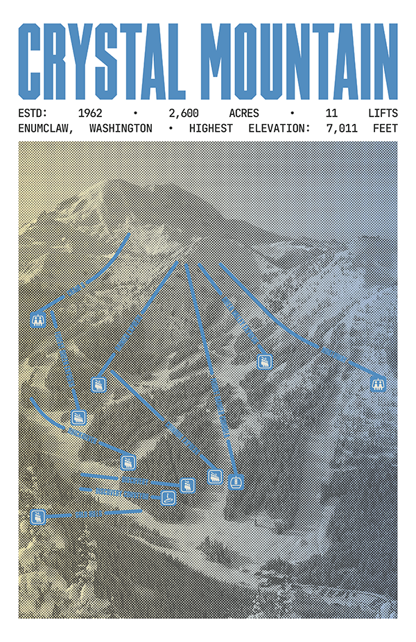 Crystal Mountain Resort Poster