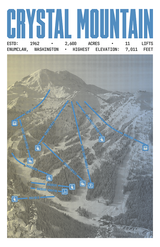 Crystal Mountain Resort Poster