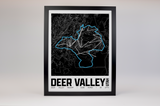 Deer Valley  Resort Map Poster – Utah