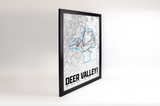 Deer Valley  Resort Map Poster – Utah