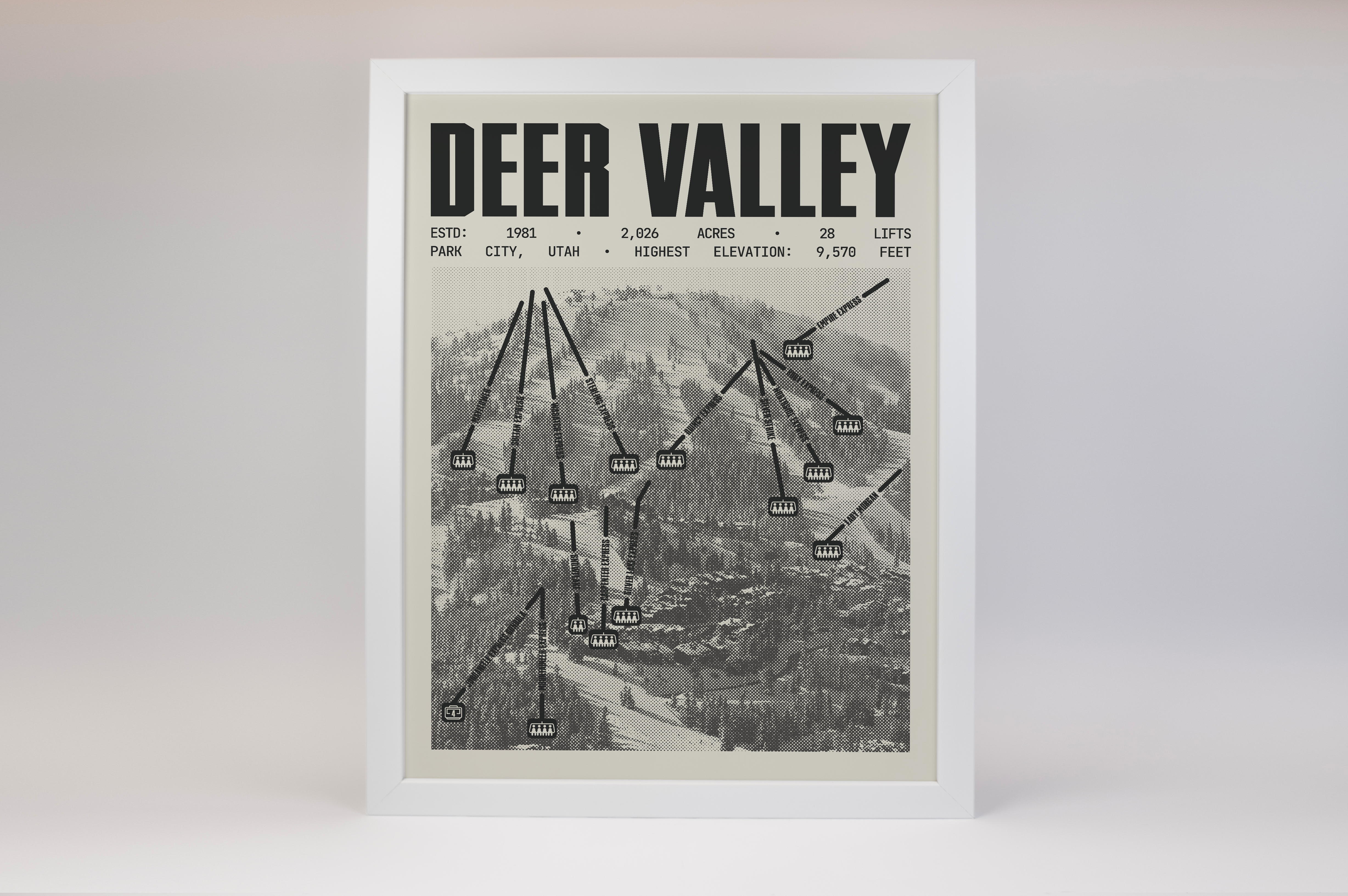 Deer Valley Resort Poster