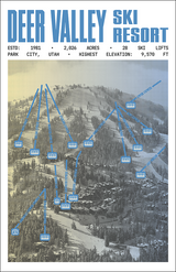 Deer Valley Ski Resort Poster