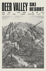 Deer Valley Ski Resort Poster