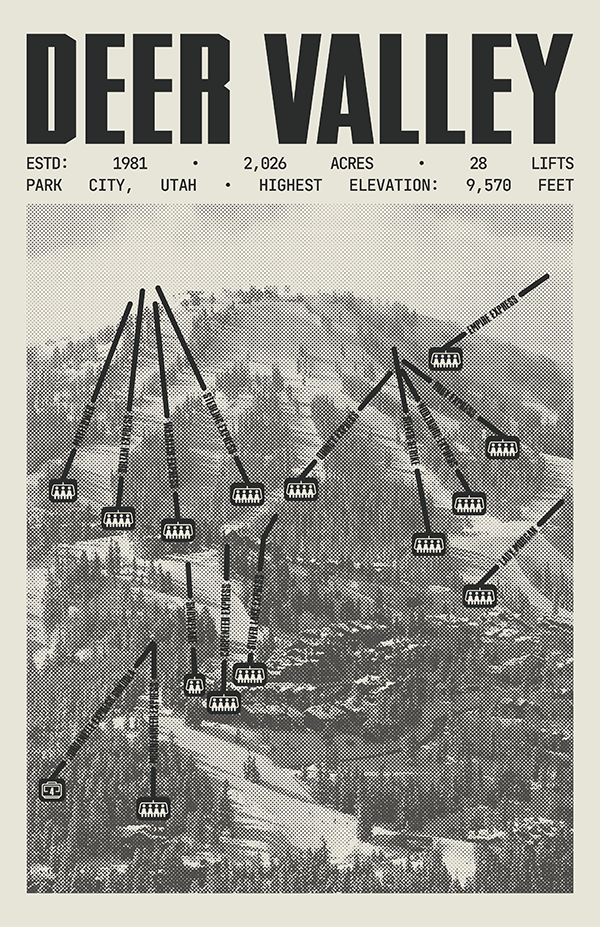 Deer Valley Resort Poster