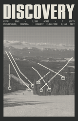 Discovery Ski Area Resort Poster
