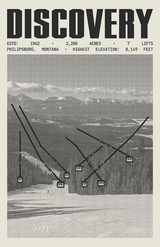 Discovery Ski Area Resort Poster