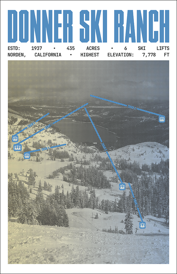Donner Ski Ranch Ski Resort Poster