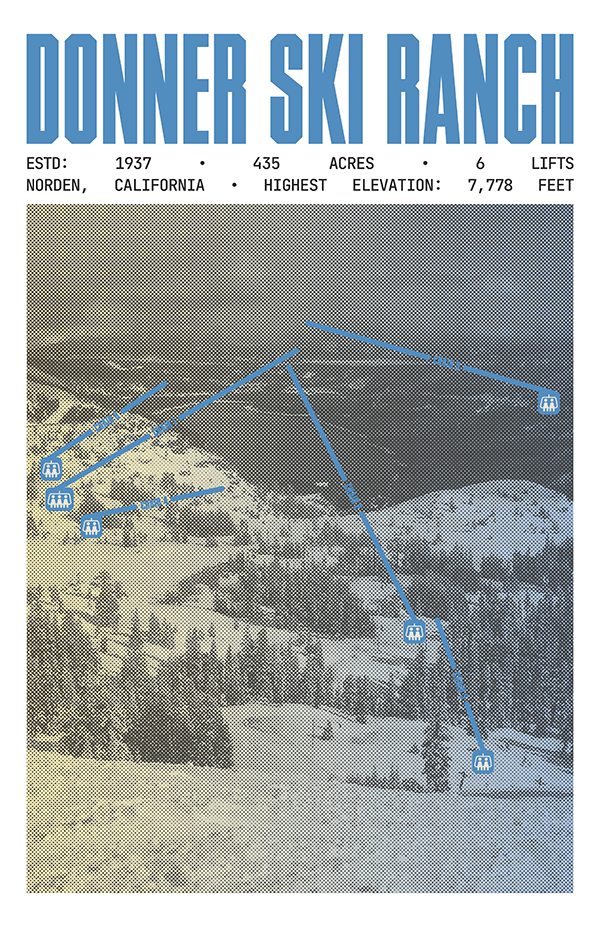 Donner Ski Ranch Resort Poster