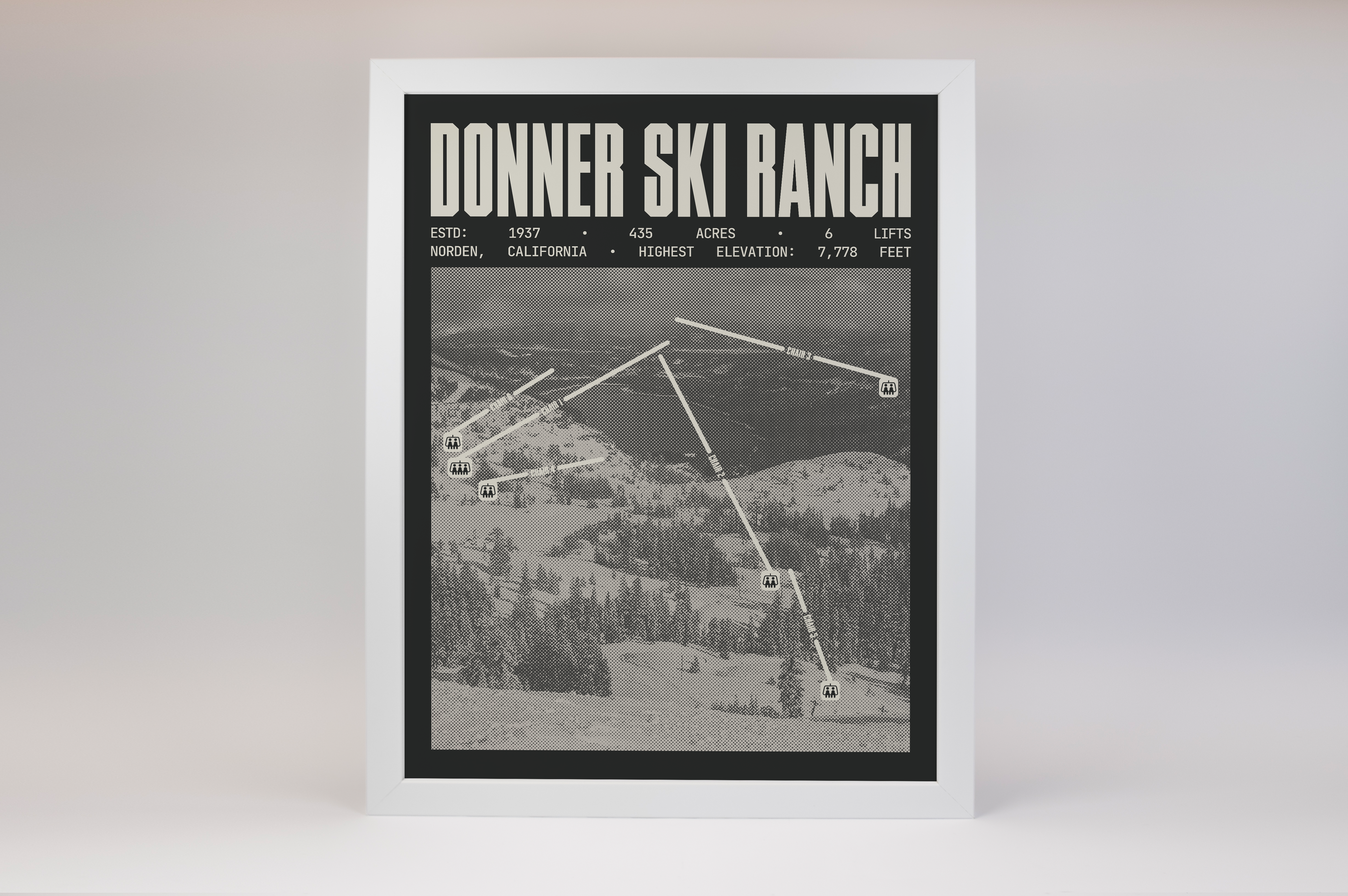 Donner Ski Ranch Resort Poster