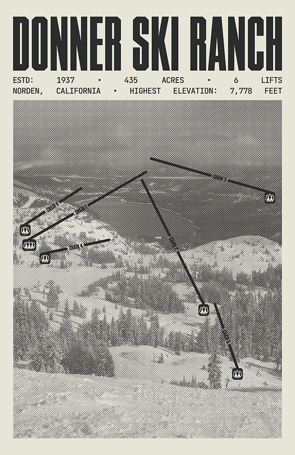 Donner Ski Ranch Resort Poster