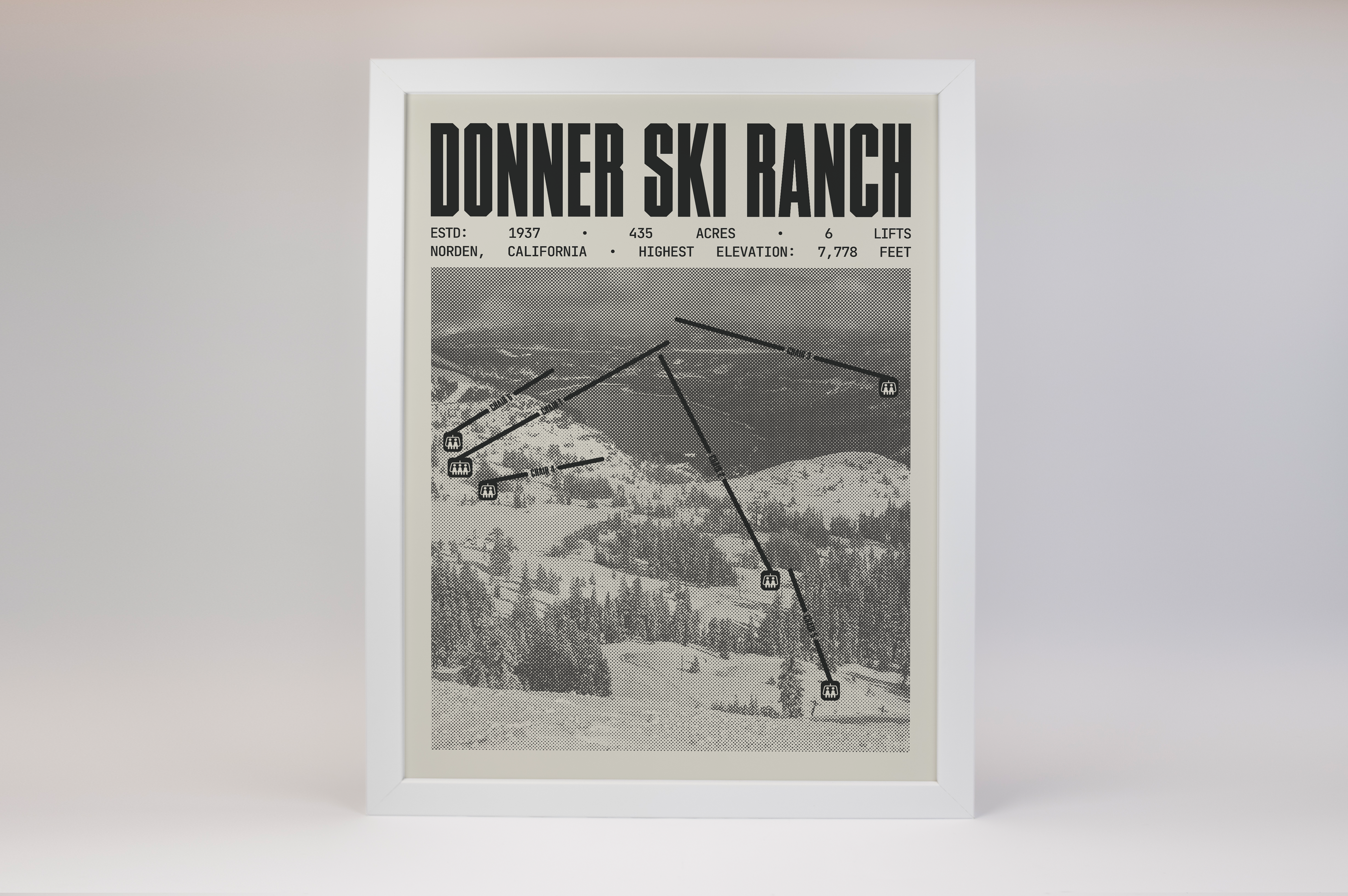 Donner Ski Ranch Resort Poster