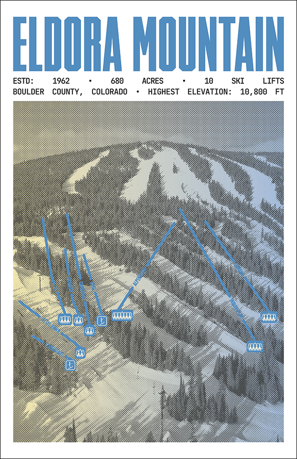 Eldora Mountain Ski Resort Poster