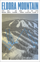 Eldora Mountain Ski Resort Poster