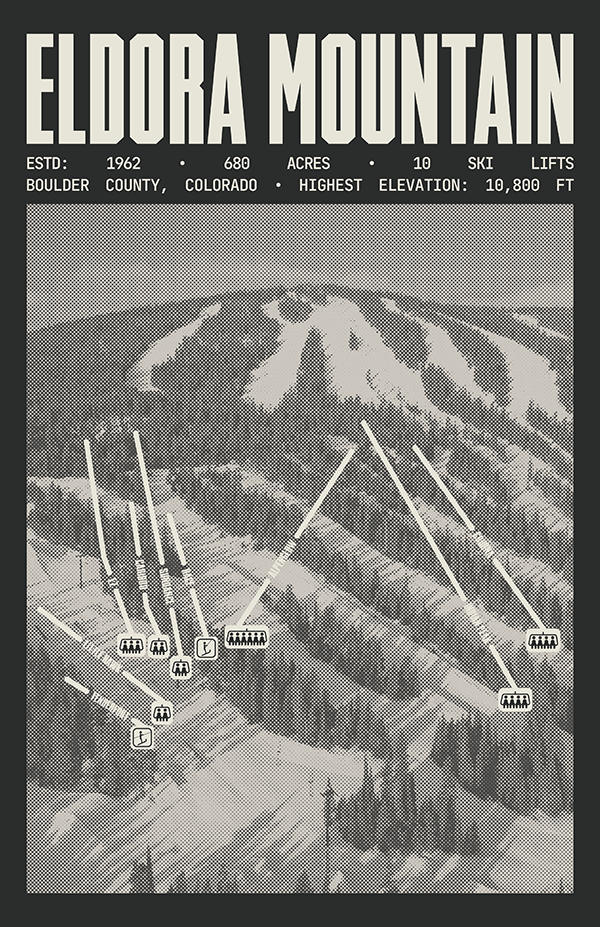 Eldora Mountain Ski Resort Poster