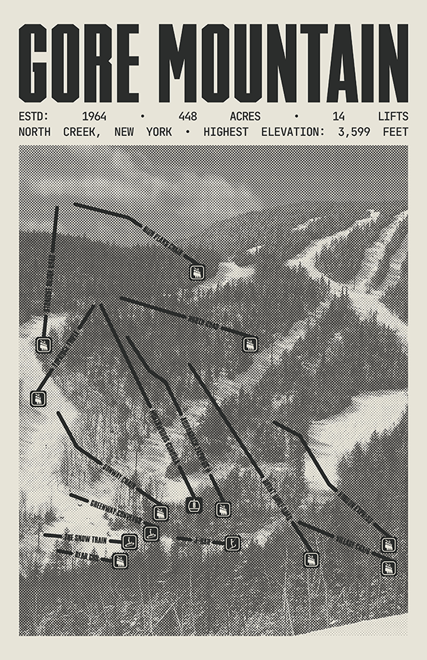 Gore Mountain Resort Poster